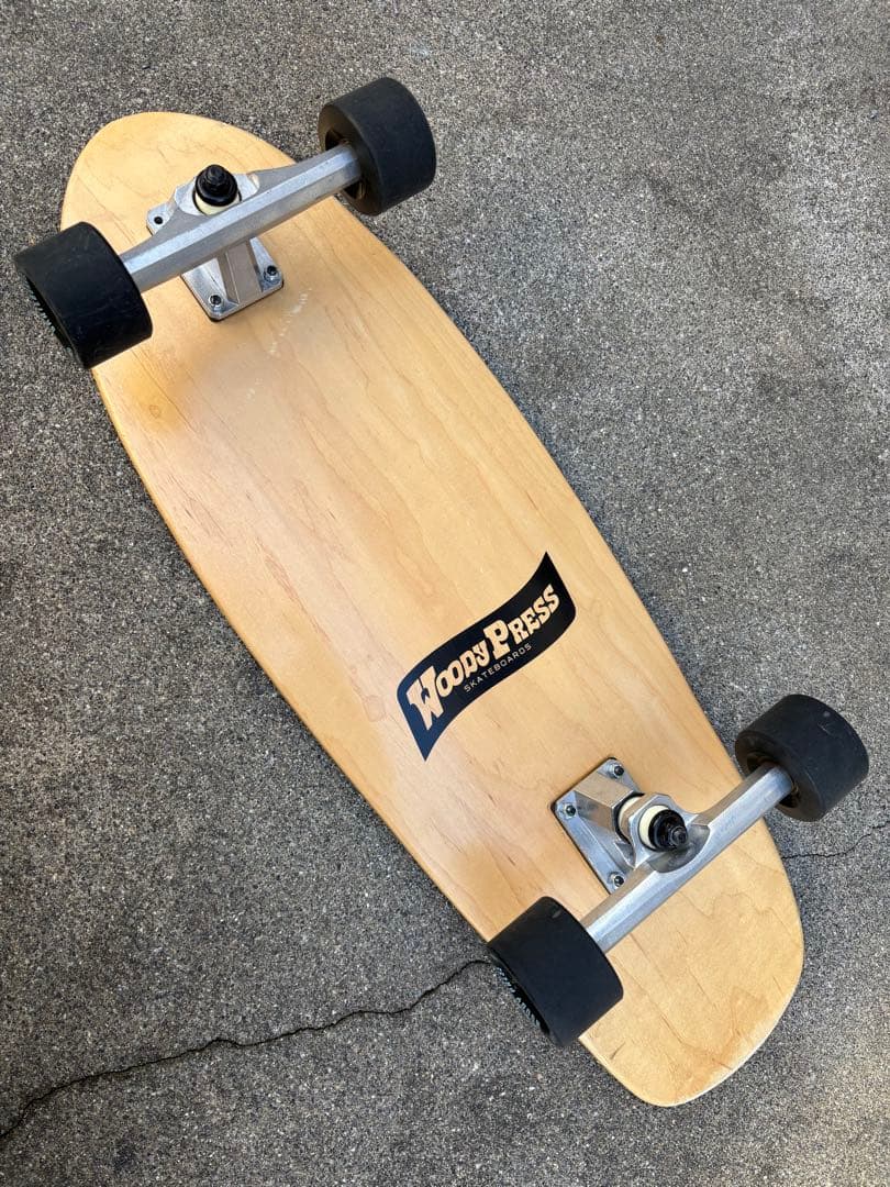 Woody Press スケートボード クルーザー カービング 30インチ 中古