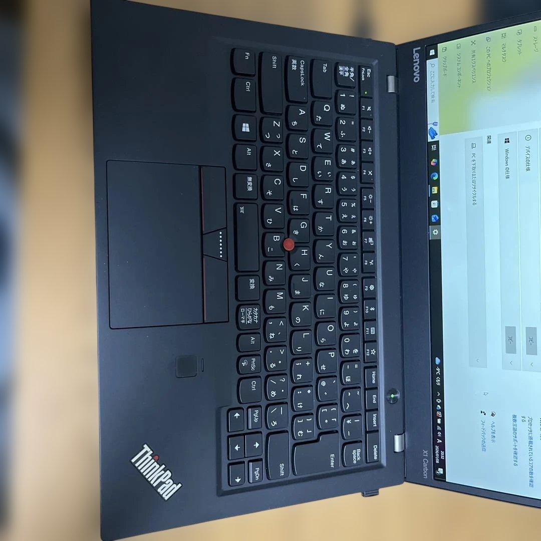 Windowsノート本体 Lenovo ThinkPad X1 Carbon i5/8GB/256GB