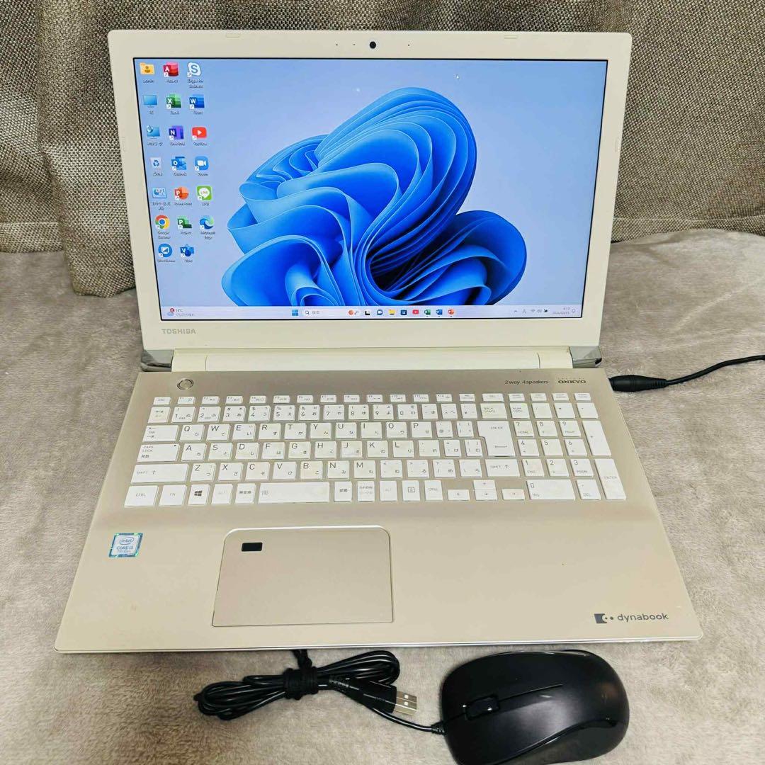 S251 TOSHIBAノートパソコンSSD第7世代WEBカメラWindow11 - メルカリ