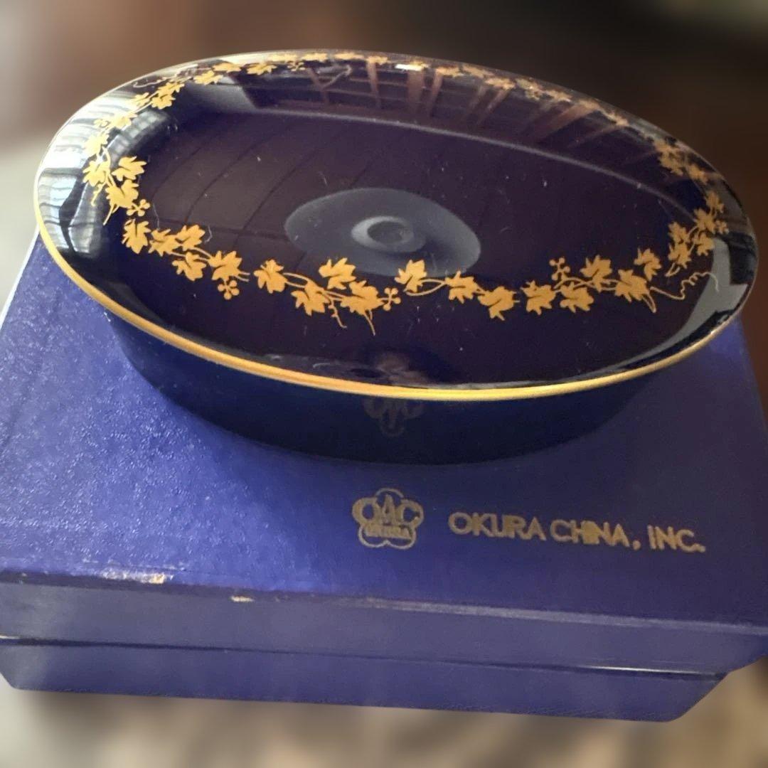 大倉桃園　皇室御用達　希少　ボンボニエール　小物入れ