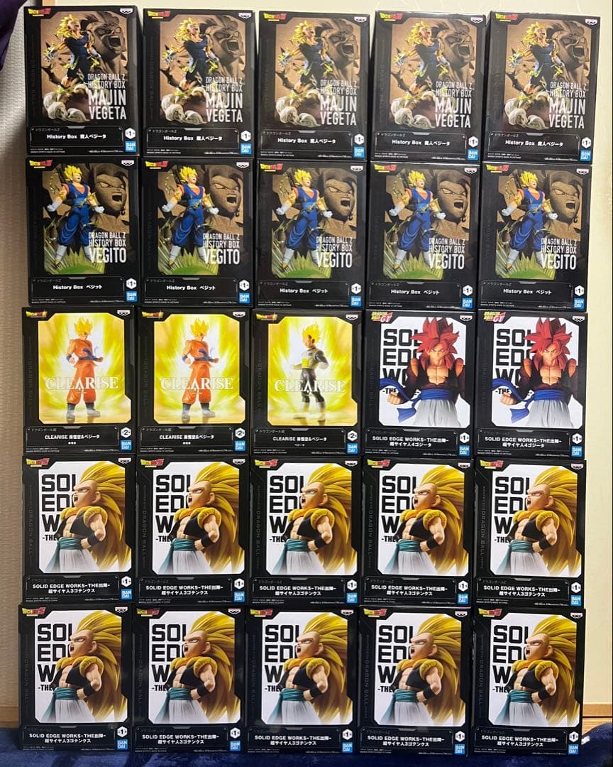 ドラゴンボールフィギュア　魔人ベジータ　ベジット　ゴジータ　ゴテンクス等 天下無敵の閃光】超ベジット（鉄器）/【空前絶後の奇跡】超ゴジータ