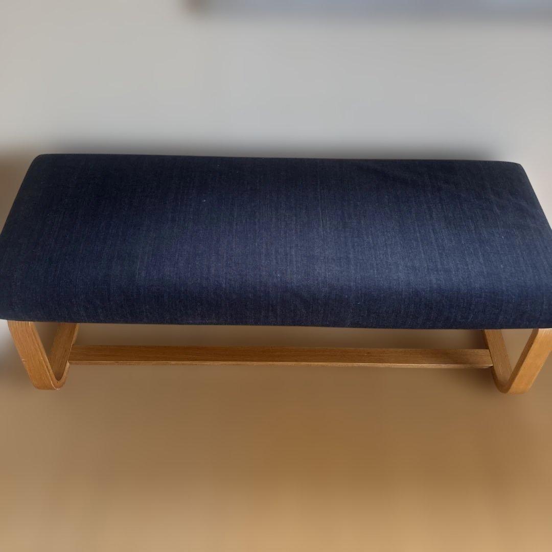 無印良品　リビングでもダイニングでも使える　ベンチ　直接引き取り可