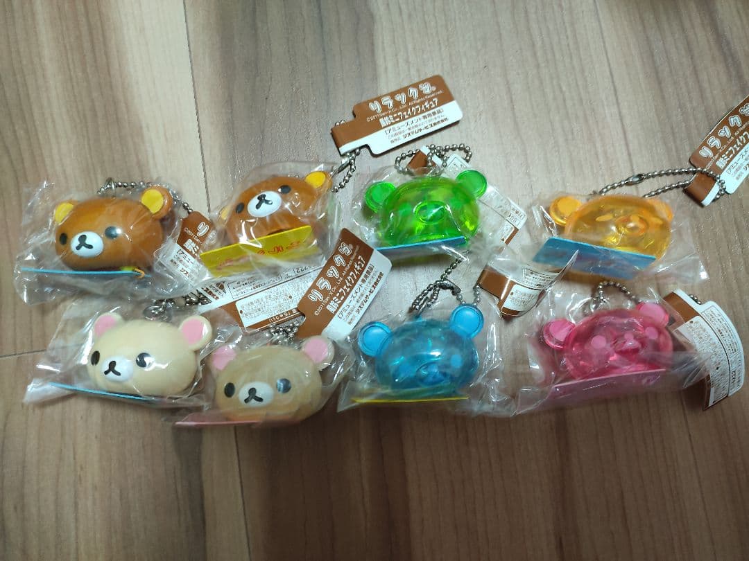 リラックマ　風鈴ミニフェイクフィギュア　8種セット