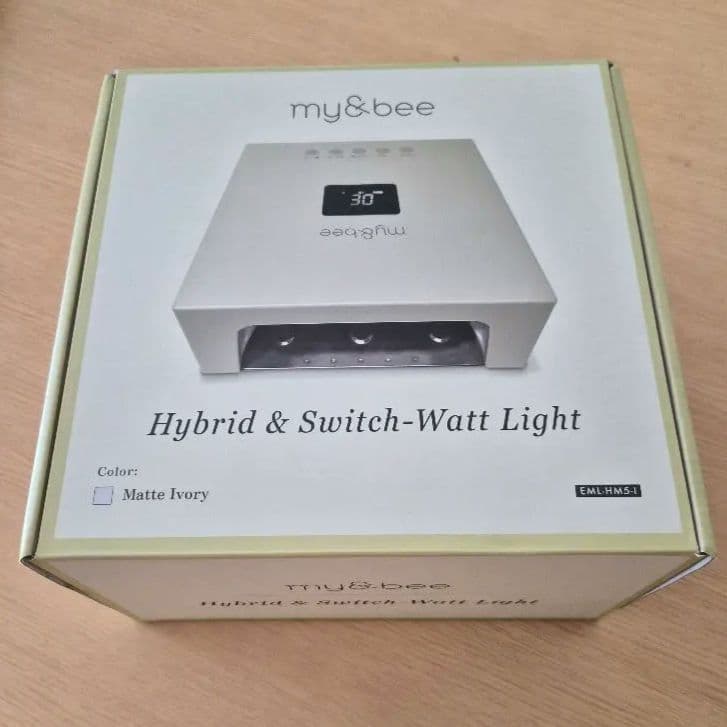 my & bee ledライト マットアイボリー