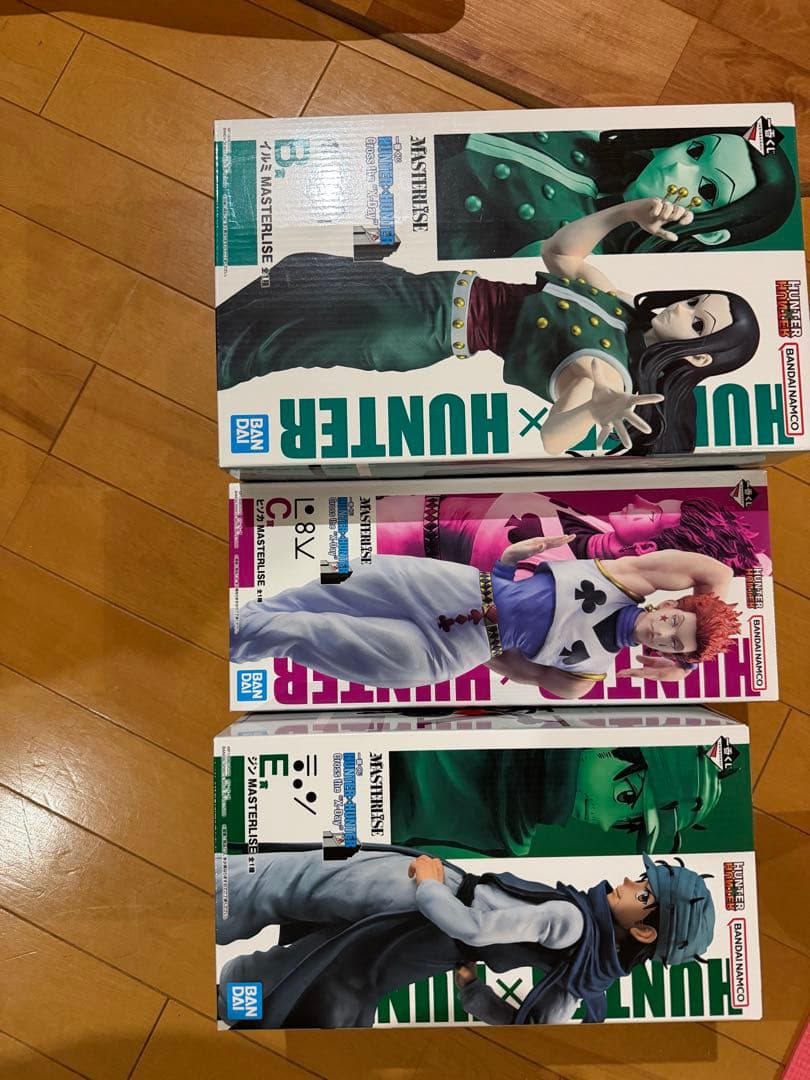 一番くじ　HUNTER×HUNTER 選挙編 B賞イルミ　C賞ヒソカ　E賞ジン