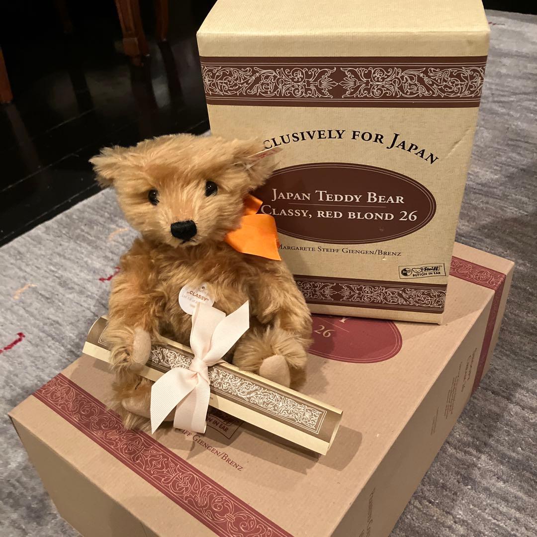 シュタイフ✨Japan Teddy Bear✨Classy Red Blond✨ Yahoo!オークション -「classy」(シュタイフ社) (テディベア)の落札