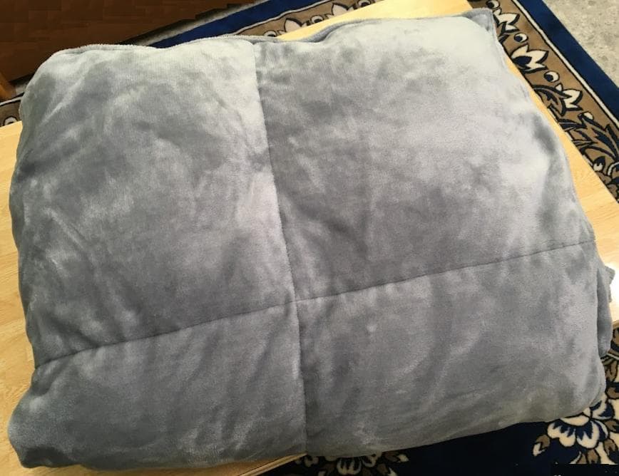 コスモダウン　中古　シングルサイズ　グレー