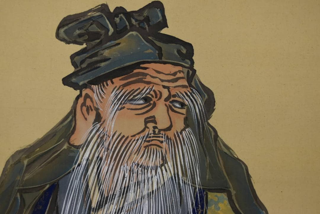 【真作】津端道彦/寿老人図/鹿寿老図/掛軸/名家伝来/AA-199 真作/素融/寿老人図/人物図/鹿寿老図/掛軸☆宝船☆AD-923の通販 by