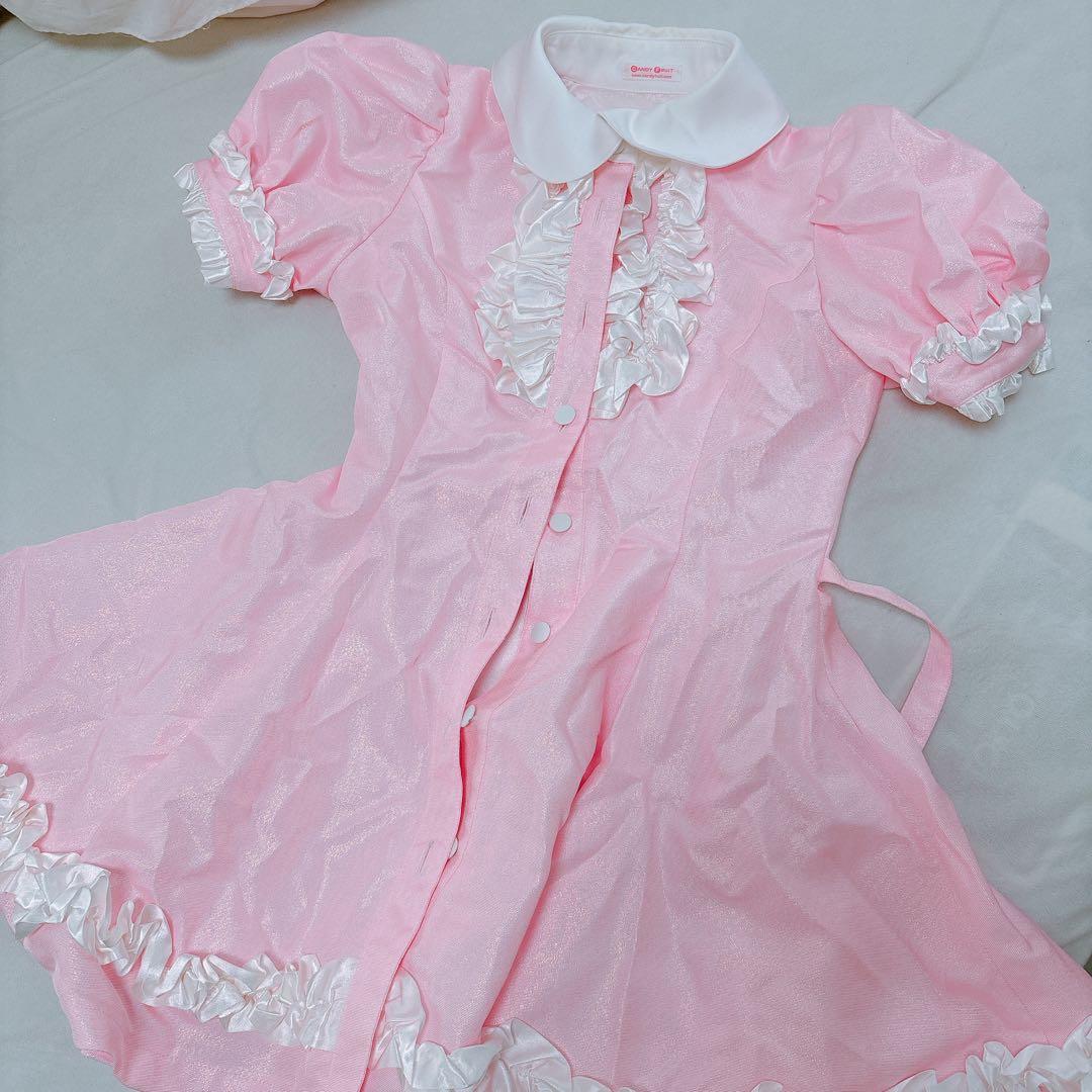 candy fruit キャンディフルーツ 制服　メイド服 ピンク 衣装