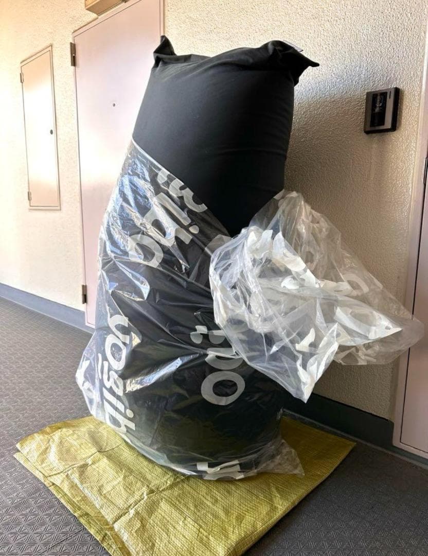 yogibo ビーズソファ グレー　ほぼ未使用