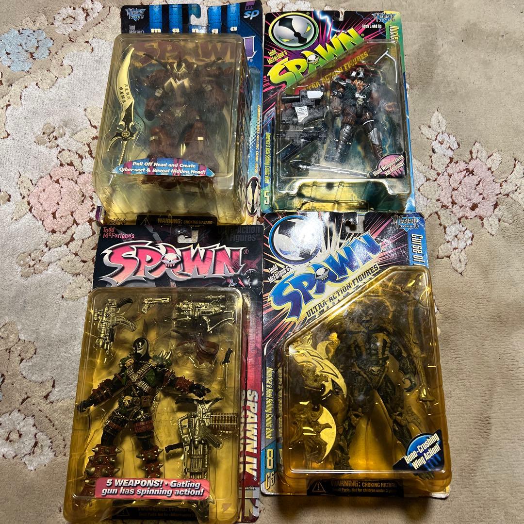 90年代　 スポーン　SPAWN フィギュア　激レア4体セット 90年代 スポーン SPAWN フィギュア 激レア4体セット 90年代 スポーン