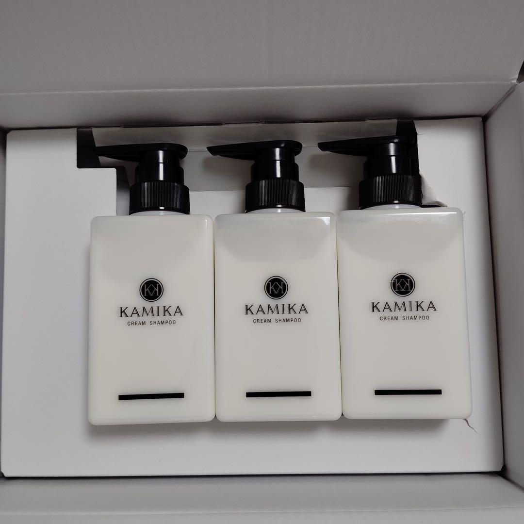 zk7582 KAMIKA クリームシャンプー 3本セット