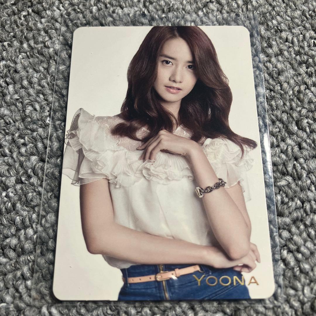 少女時代　ユナ　GENIE 日本盤　トレカ　グッズ　公式　yoona