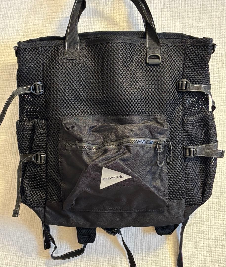 【GRAVITYさん専用】アンドワンダー 3D mesh 2way トートバッグ 3D mesh 2way tote bag | and wander（アンドワンダー） ｜【公式