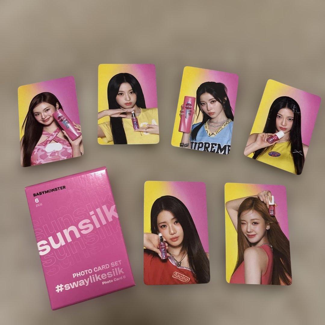 Babymonster × Sunsilk ベイビーモンスター トレカ6枚セット Babymonster × Sunsilk ベビモン トレカ6枚セット - メルカリ