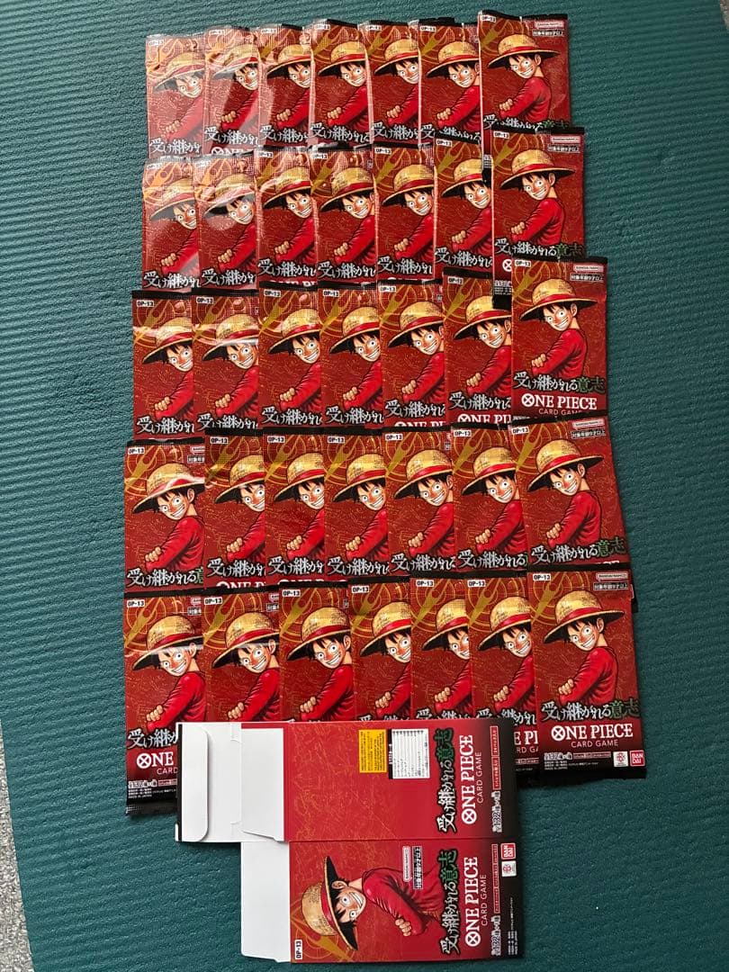 ワンピースカード　受け継がれる意志　35パックセット売り　未開封