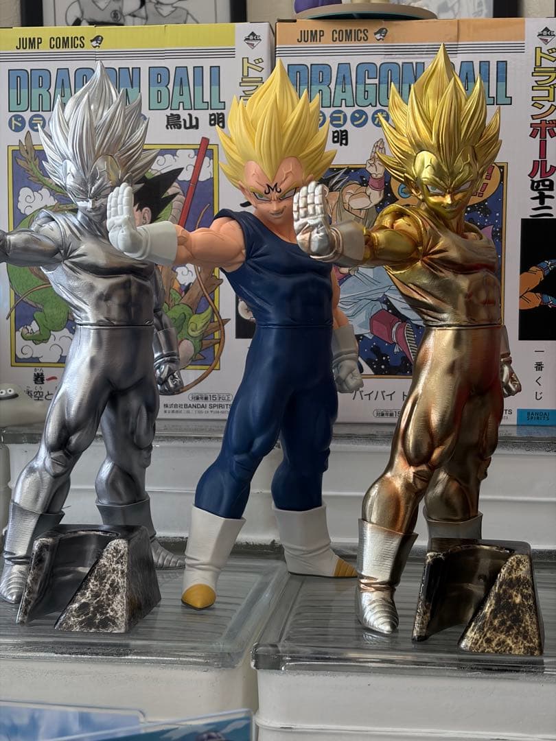 ドラゴンボール グランディスタ魔人ベジータ　金銀リペイント2体セット
