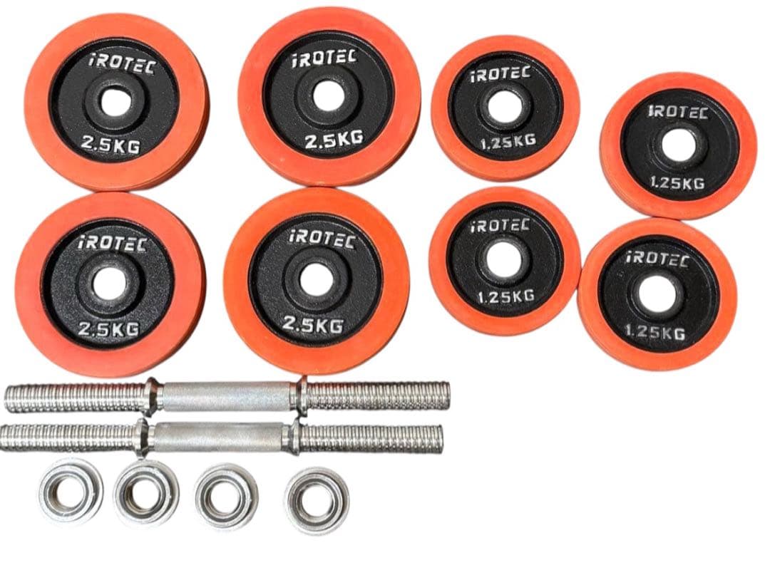 未使用品❗️ iROTEC アイロテック　20キロセット Amazon | IROTEC(アイロテック) ラバー ダンベル20KGセット（片手10kg