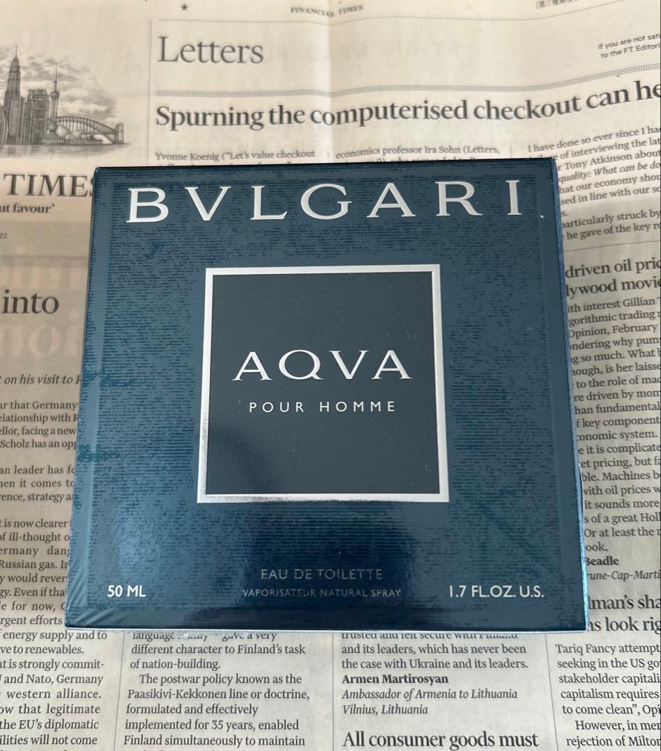 【BVLGARI】アクア プールオム オードトワレ50ml