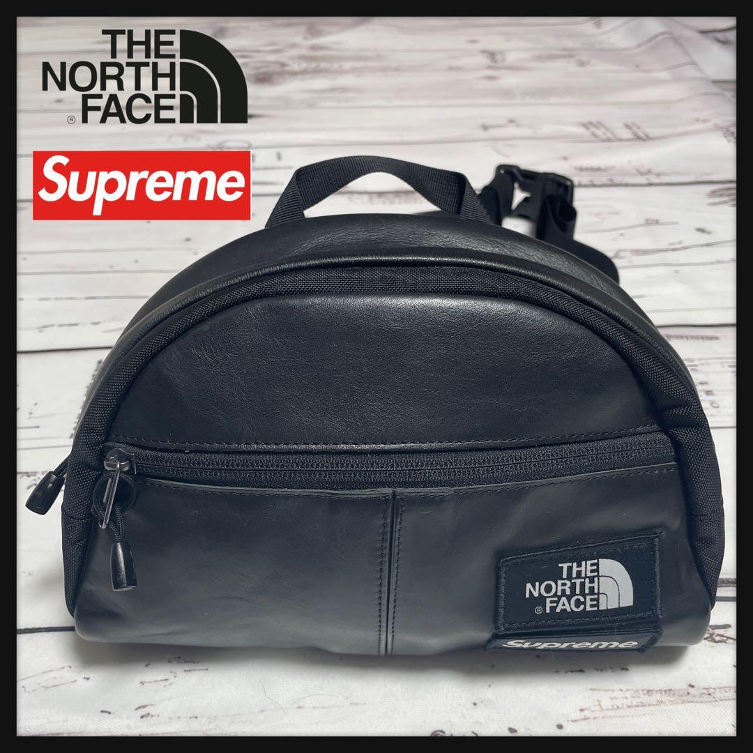 【本革美品】Supremeノースフェイス レザーバッグ　ボディバッグ　ポーチ 楽天市場】supreme north face バッグ（ボディバッグ・ウエストポーチ