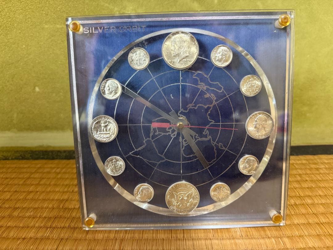 モ*ー様 【O-1656】SILVER ORBIT Marion-Kay 時計