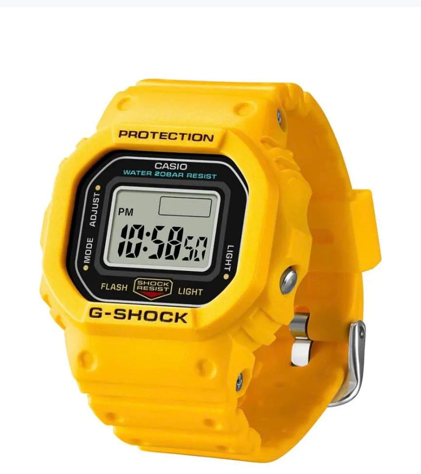 カシオ　GショックリングウォッチG-SHOCK DWN-5600-9JR イエロ