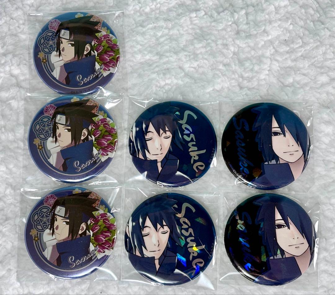 NARUTO ナンジャタウン サスケ 缶バッジ セット - メルカリ