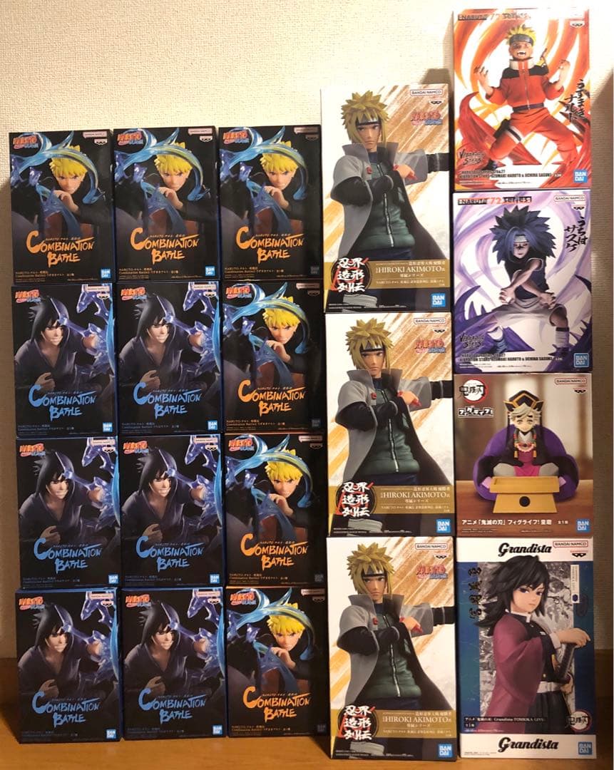 ④最新プライズフィギュア まとめ売り 19点 NARUTO 鬼滅の刃