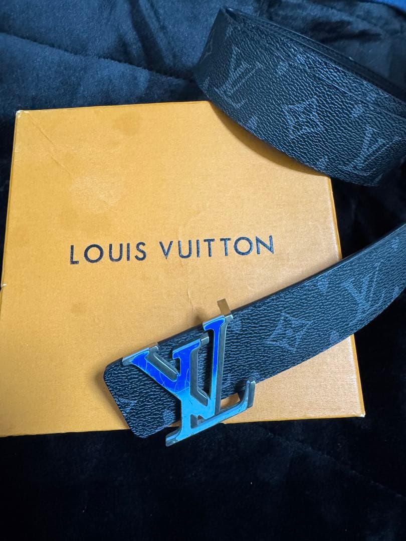 Louis Vuitton ロゴ入りベルト ブラック