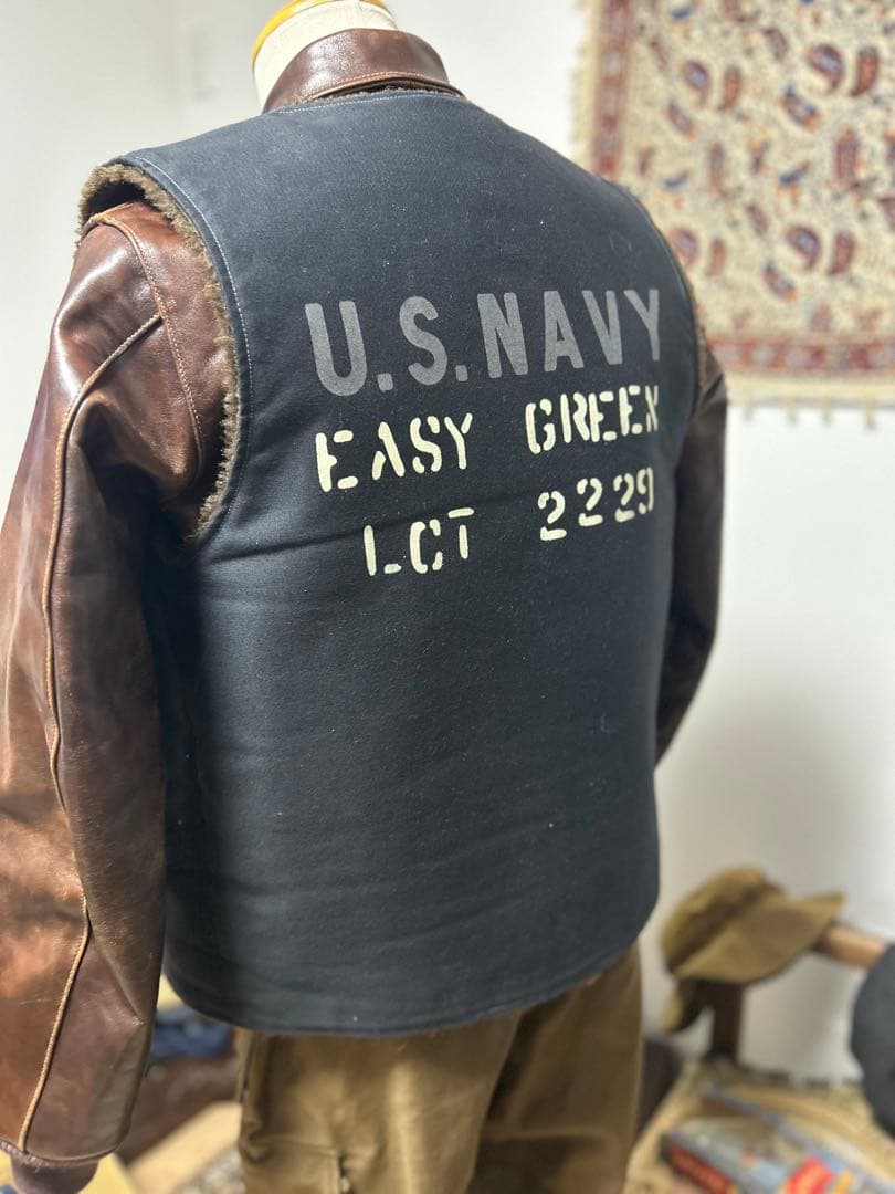 激レア品 リアルマッコイズ アルパカ デッキベスト ステンシルカスタム