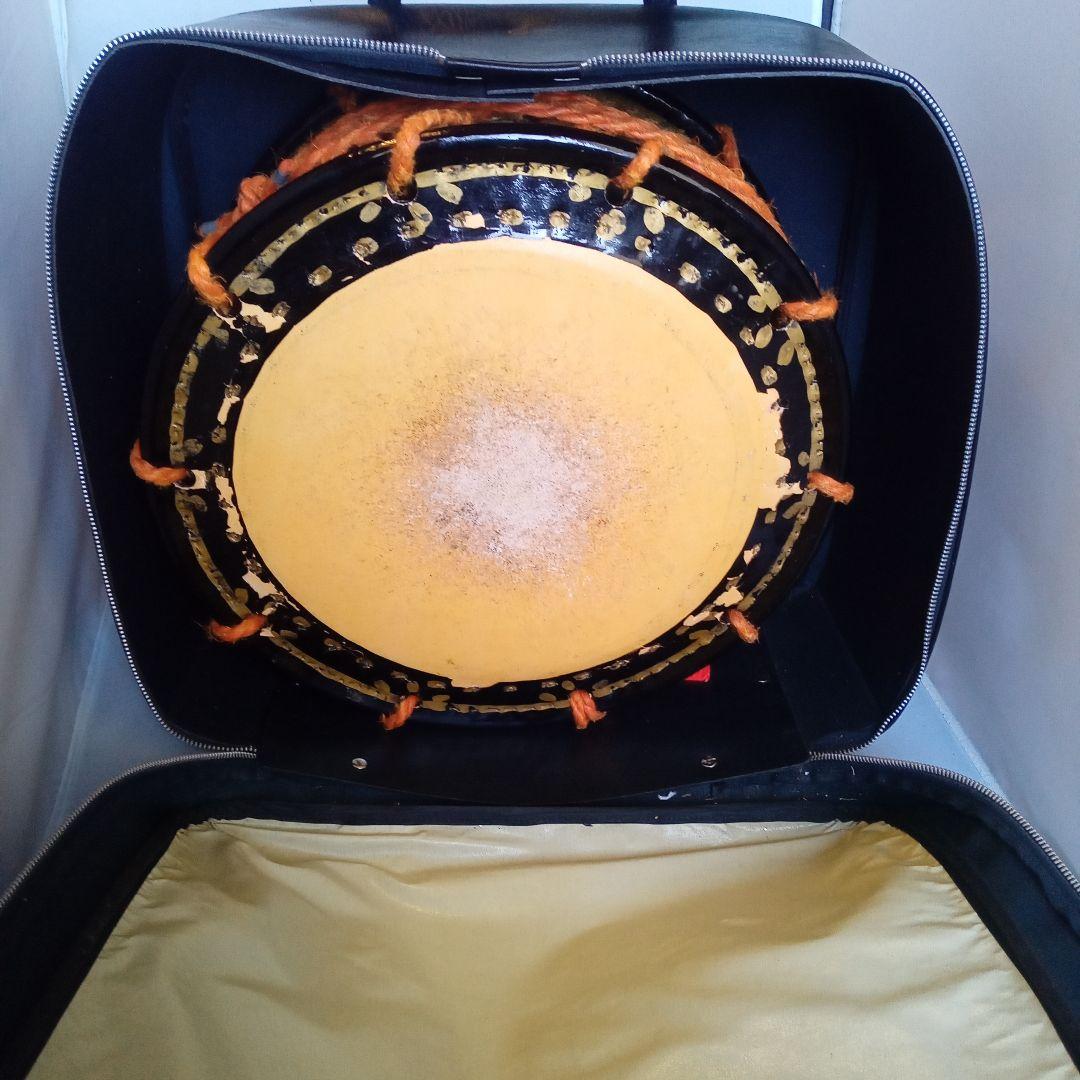 和楽器　締太鼓 黒金