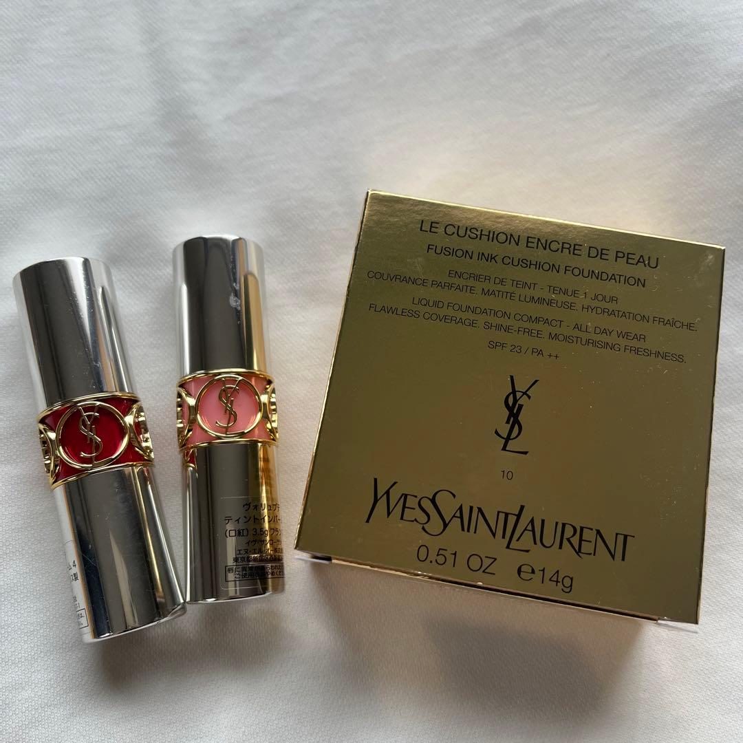 イブサンローラン　クッションファンデ、ヴォリュプテティントインバーム3.4 ヴォリュプテ ティントインバーム｜YVES SAINT LAURENT BEAUTEの口コミ