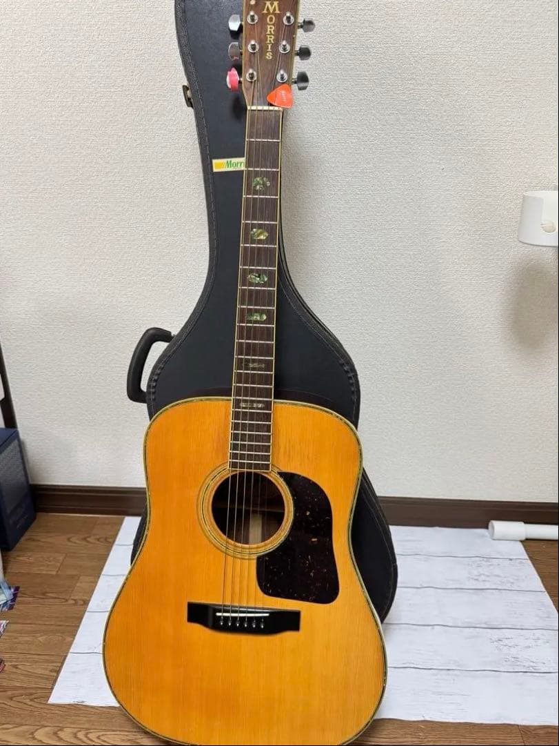Morris W-40 アコースティックギター ハードケース付 レトロ モーリス Morris Morris W-40 Acoustic Guitar Made in Japan アコースティック