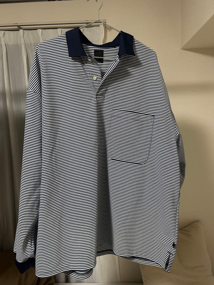 Daiwa pier39 ストライプポロシャツ DAIWA PIER 39 TECH POLO SHIRTS S/S [WHITE×NAVY BORDER] - Fresh