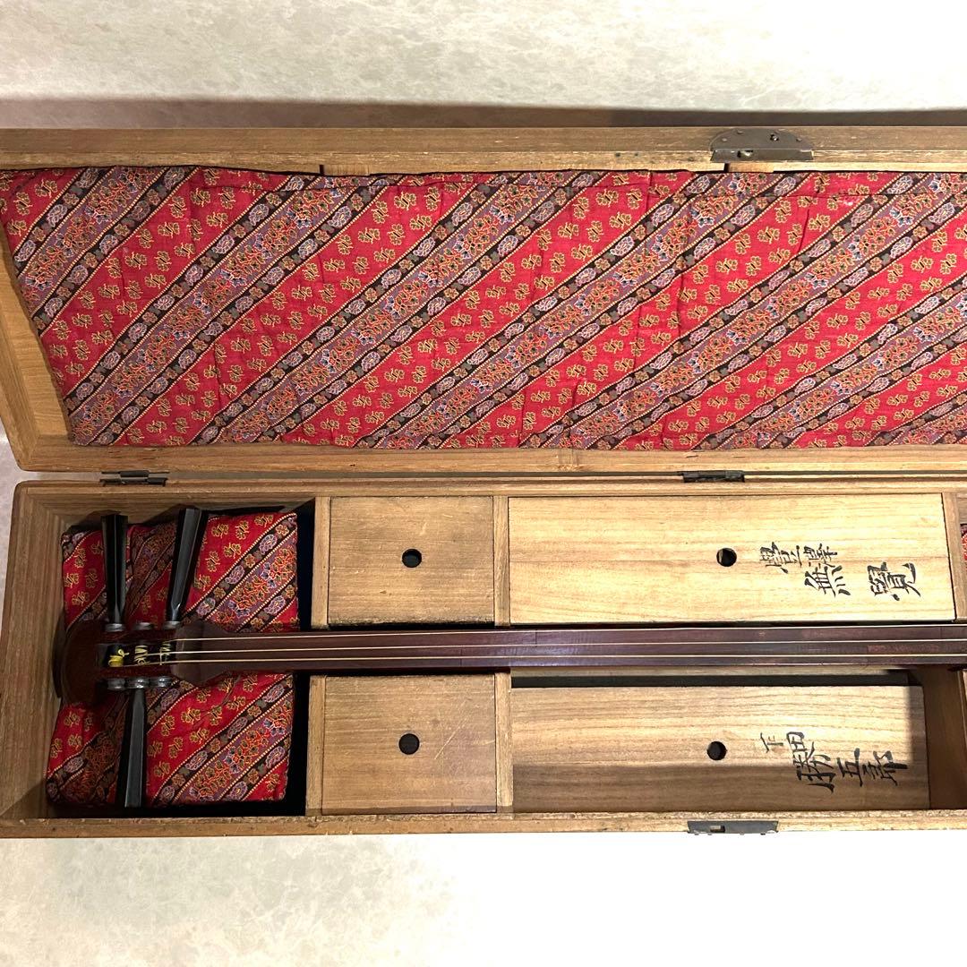 三味線 正寸 太棹 義太夫三味線 総桐収納ケース付き 時代物