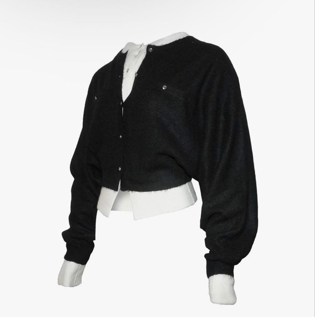 トップス theredthread S layered dolman knit