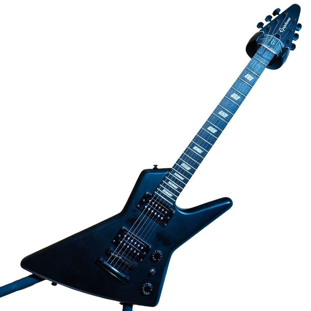 Epiphone Explorer GT エピフォン エクスプローラーGT Epiphone Explorer GT Transparent Ebony 2013 – Chicago Music Exchange