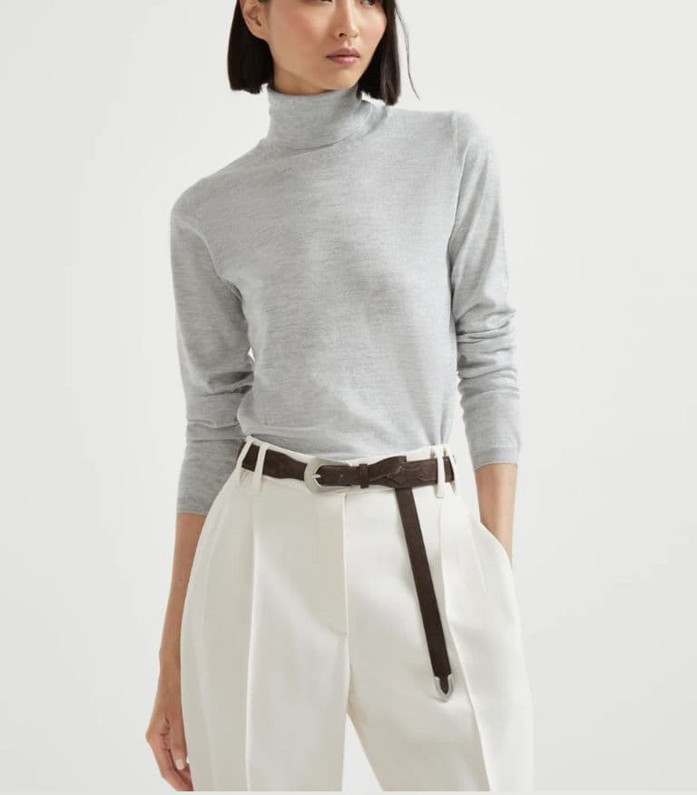 ブルネロクチネリ　カシミヤライトウェイトセーター　S