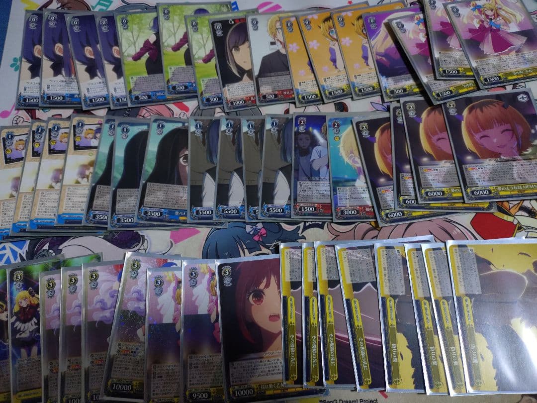 推しの子8枝デッキ＋扉型等各種調整パーツ50枚超