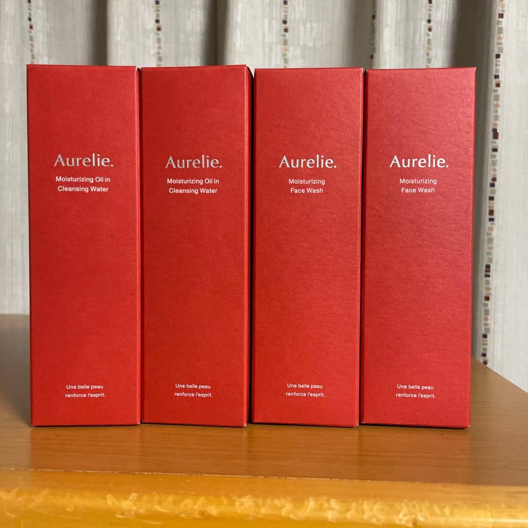Aurelie クレンジングウォーター とモイストフェイスウォッシュ