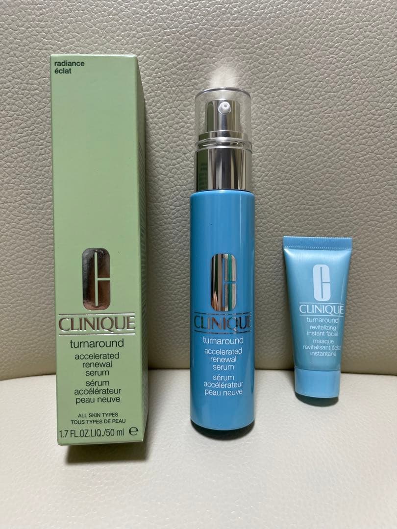 クリニーク ターンアラウンド セラムAR 50ml 角質ケアマスク 15ml