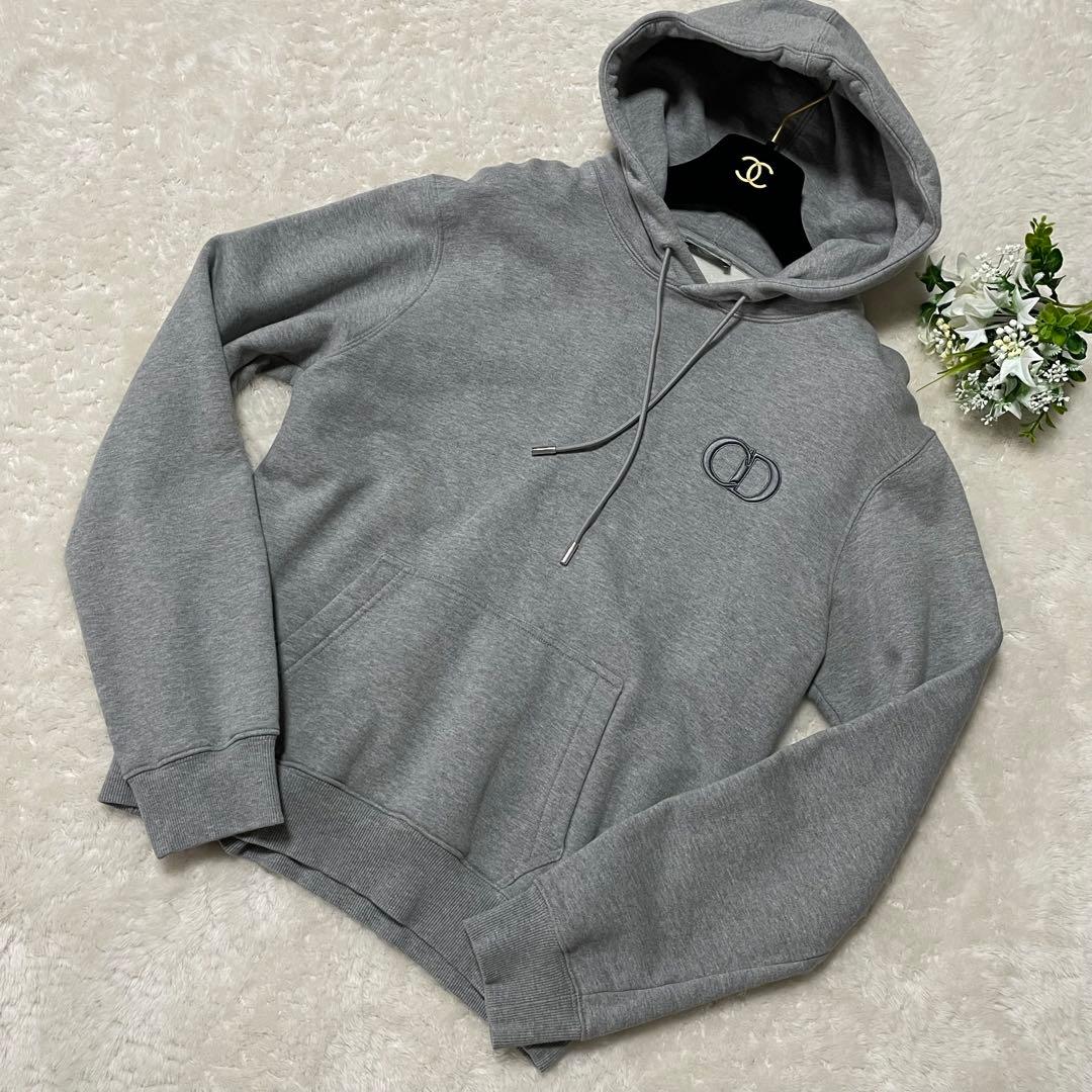 ディオール　パーカー　スウェット　CDロゴ　Mサイズ