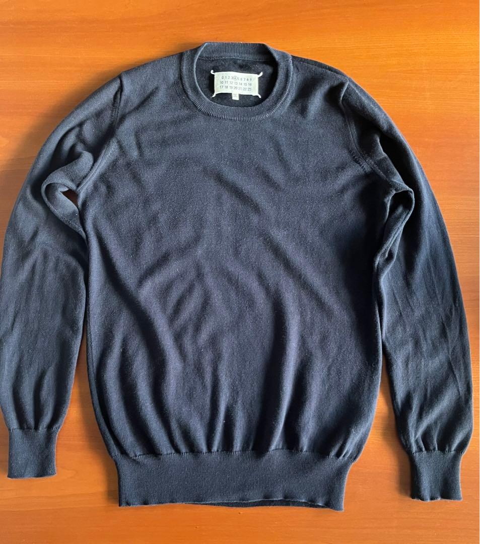 メゾンマルジェラ エルボー パッチ ニット