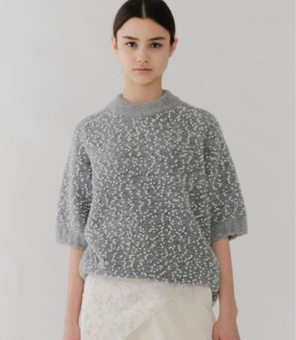 yori shirocon ポッピングシャワーニット グレー 38