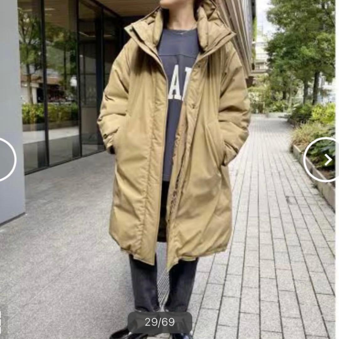 スピックアンドスパン 撥水フーデッドダウンコート Spick & Span（スピックアンドスパン）の「撥水フーデッドダウンコート