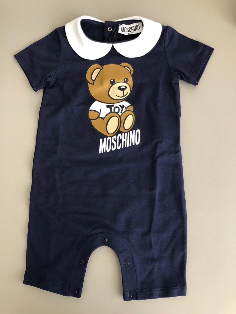 MOSCHINO♡ベアーロンパース♡ネイビー♡6/9M