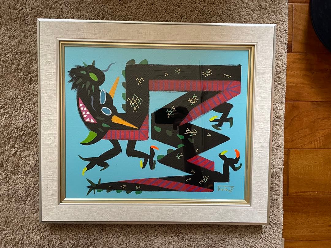 抽象絵画　辰　干支　清水公太