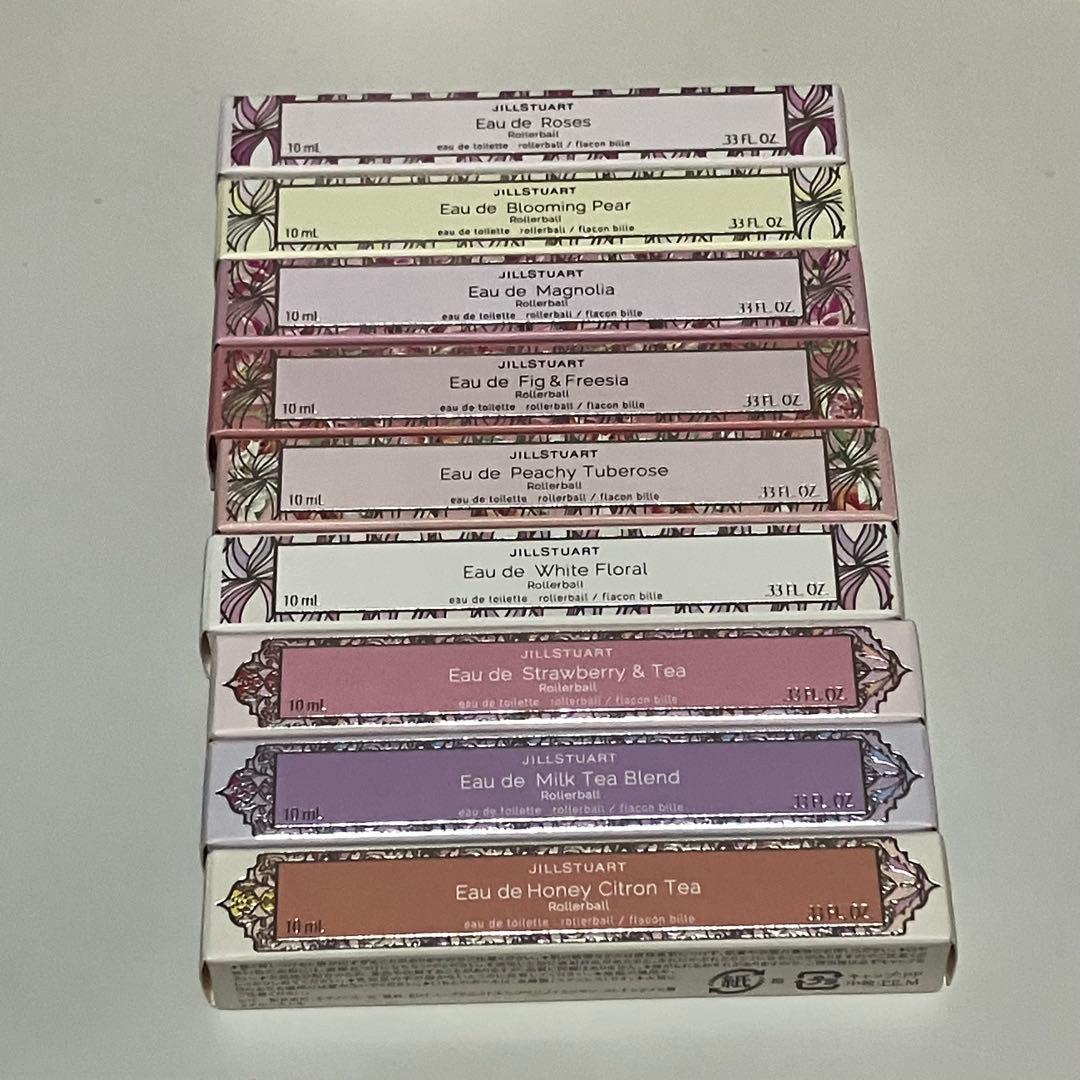 ジルスチュアート　ローラーボール　オードトワレ　セット　まとめ売り ジルスチュアート ホワイトフローラル オードトワレ ローラーボール