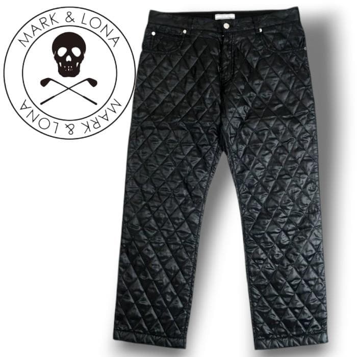 h*y様 【良品】マーク＆ロナ ゴルフ 中綿入 キルティング パンツ エコダウン