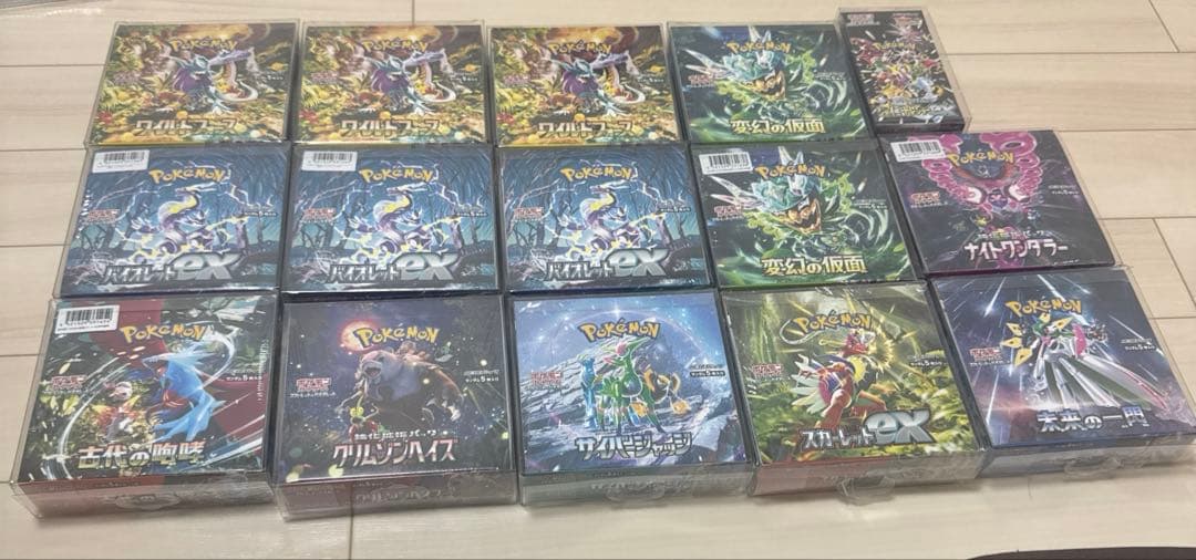 ポケモンカード　シュリンク付き未開封ボックス　まとめ売り 新品・未開封・シュリンク付き BOX』ポケモンカードゲーム ハイクラス